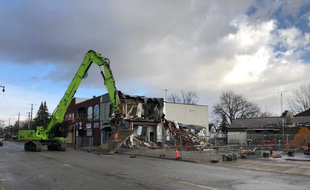 An August 2021 explosion in Wheatley, Ont., is believed to have come from an old well underneath the town. Twenty people were injured and the area is still under evacuation. Photo courtesy of the Municipality of Chatham-Kent.