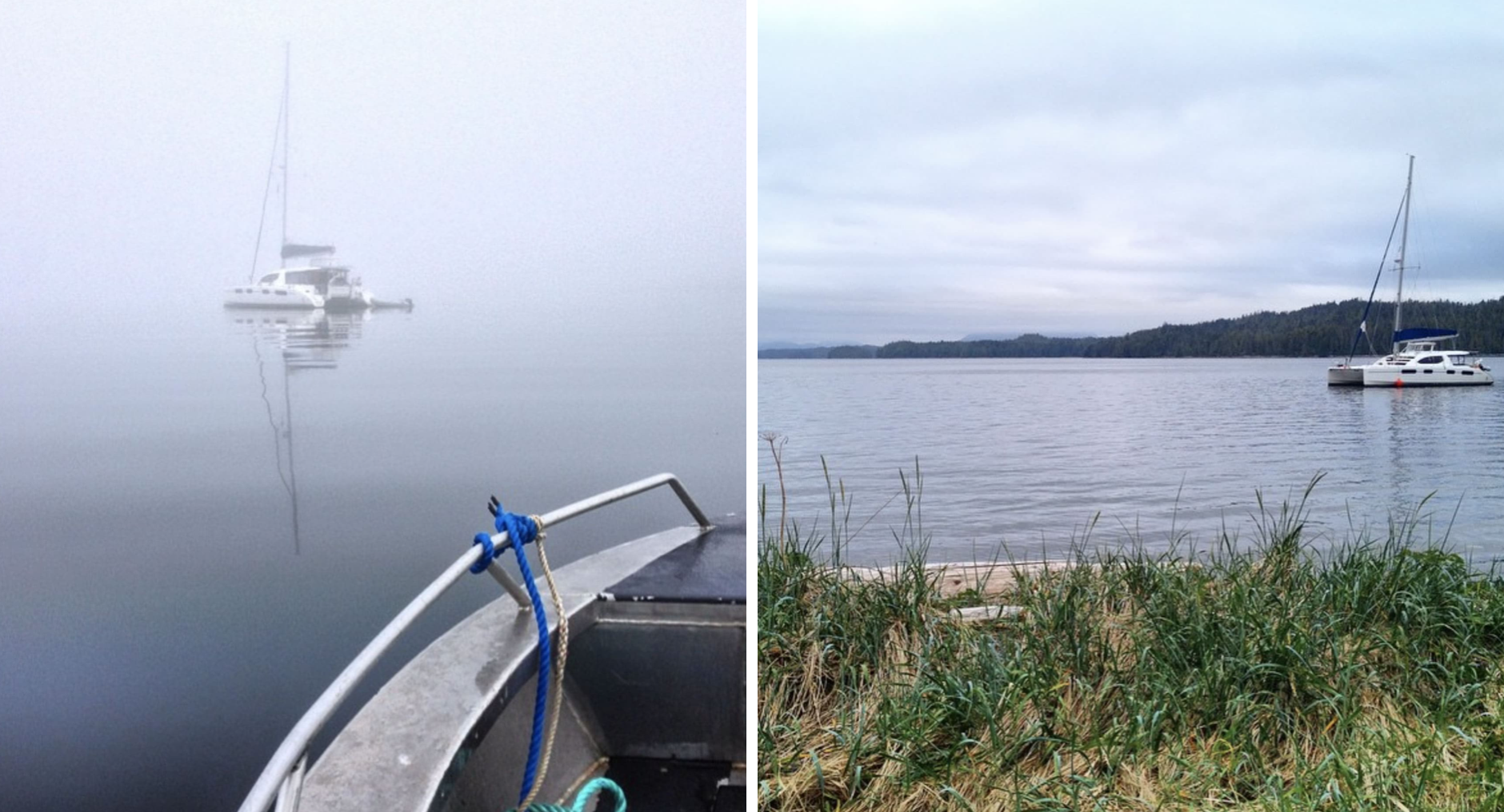 Ian’s catamaran, Habitat, where many of the experiences The Narwhal heard about took place. Photos: Max Bakken.